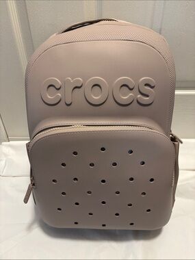 CROCS Dusty Mauve Logo Backpack